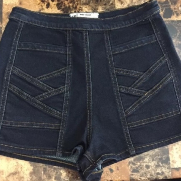 FREE PEOPLE Radar Love High Waist Denim Shorts 27 - Picture 3 of 11